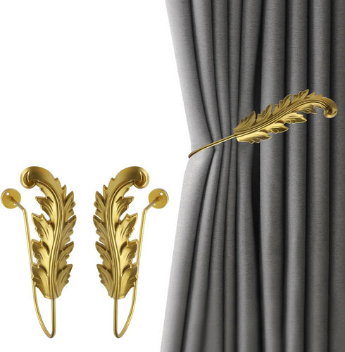 Leaf Shaped Curtain Holdbacks